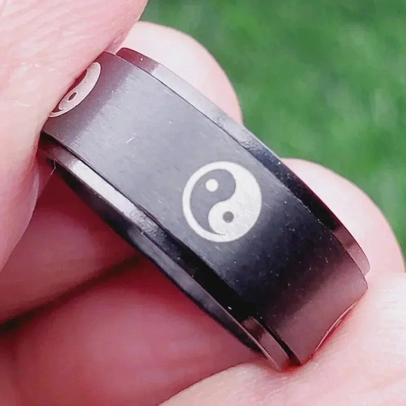 Stainless Steel Fashion Spinner Ring for Men/Women, AAAQL1078 - Picture 1 of 12